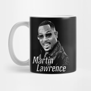 martin lawrence black and white Mug